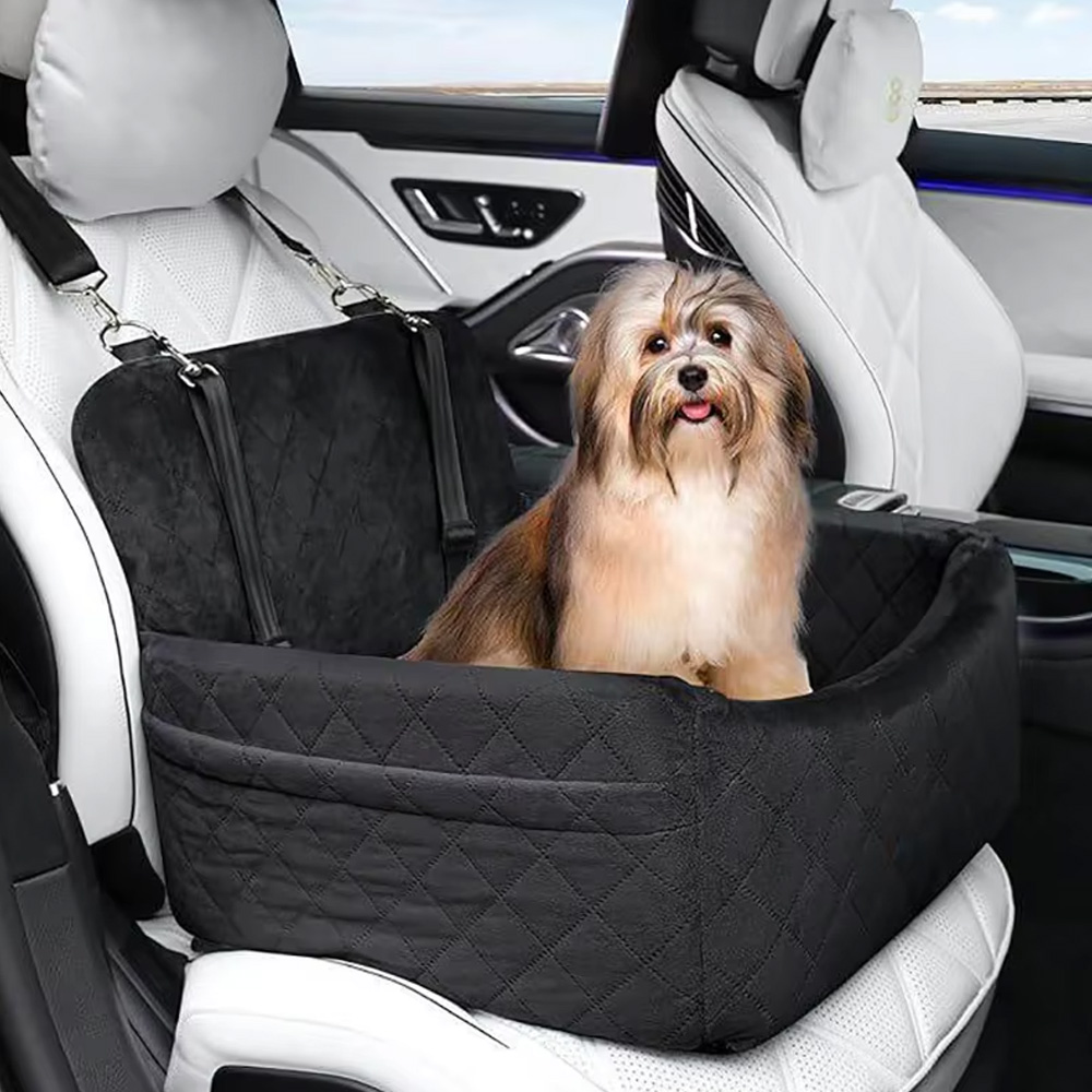 Dog Car Seat Cover Waterproof Back Seat - Asiento de coche para perros grandes,