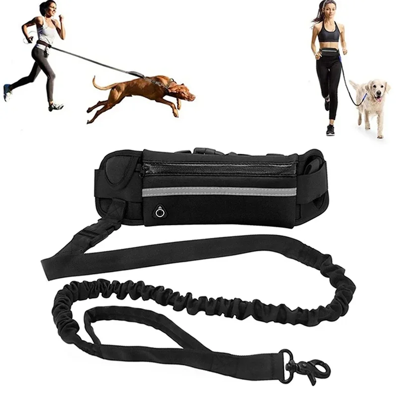Hands Free Dog Running Leash Waist Belt - Correa para Perro Manos Libres para