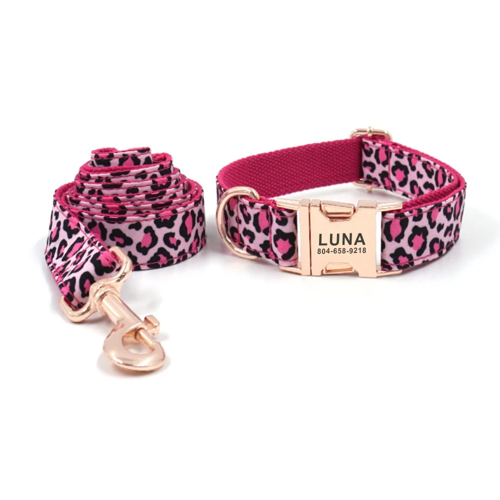 Reflective Dog Collar Personalized Engraved - Collar de perro personalizado, collares para