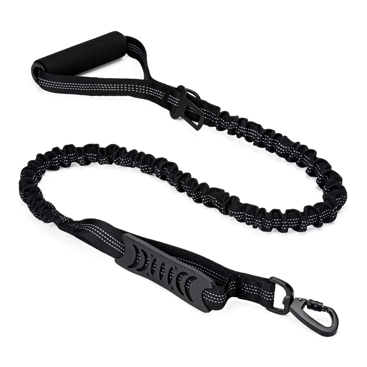 Bungee Dog Leash Shock Absorbing - Correa elástica resistente altamente reflectante para