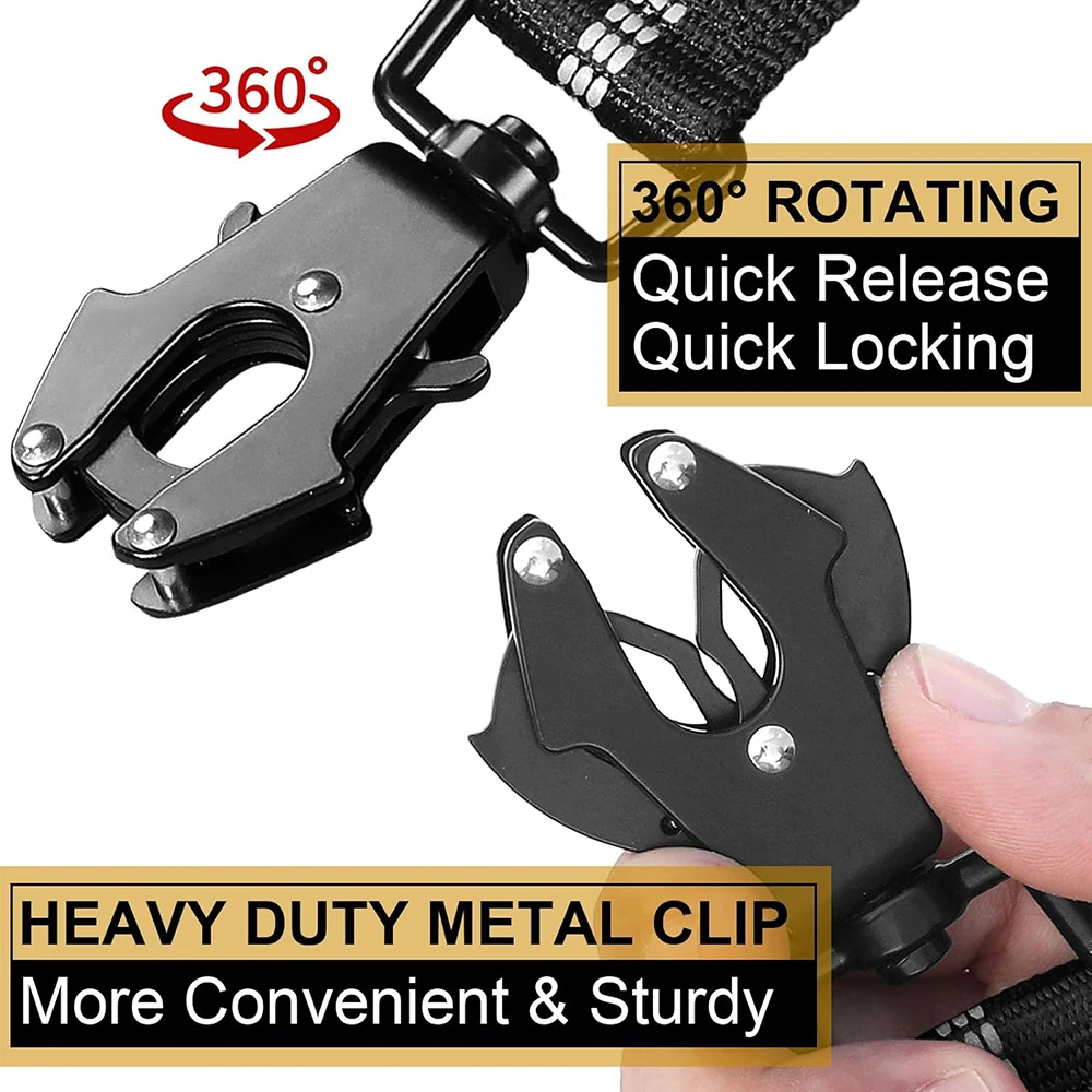 Correa para perro sin tirones, - Bungee Dog Leash Shock Absorbing reseña y precio