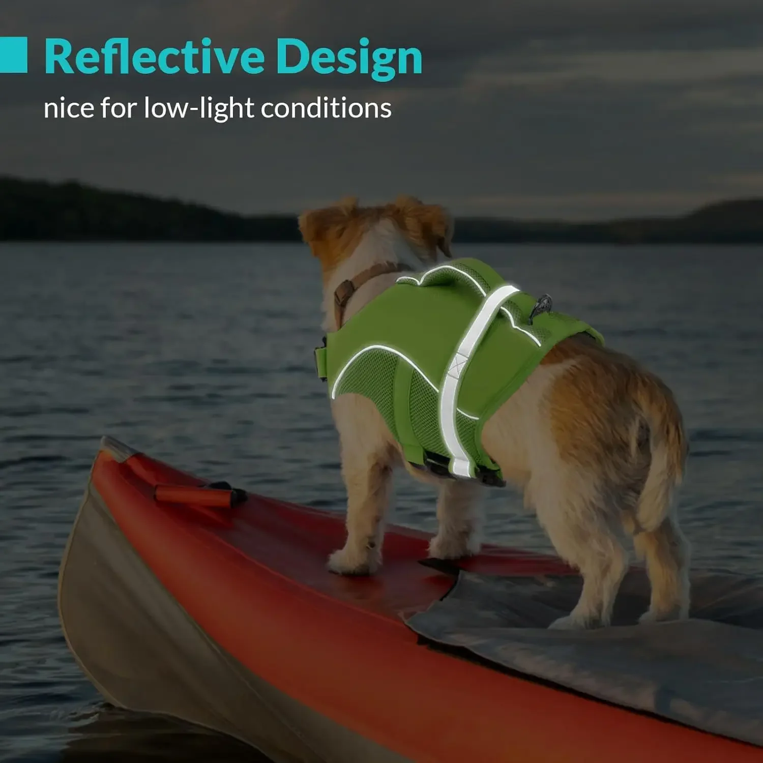 Chaleco Salvavidas Duradero de - Dog Life Jacket Vest Buoyancy Handle reseña y precio