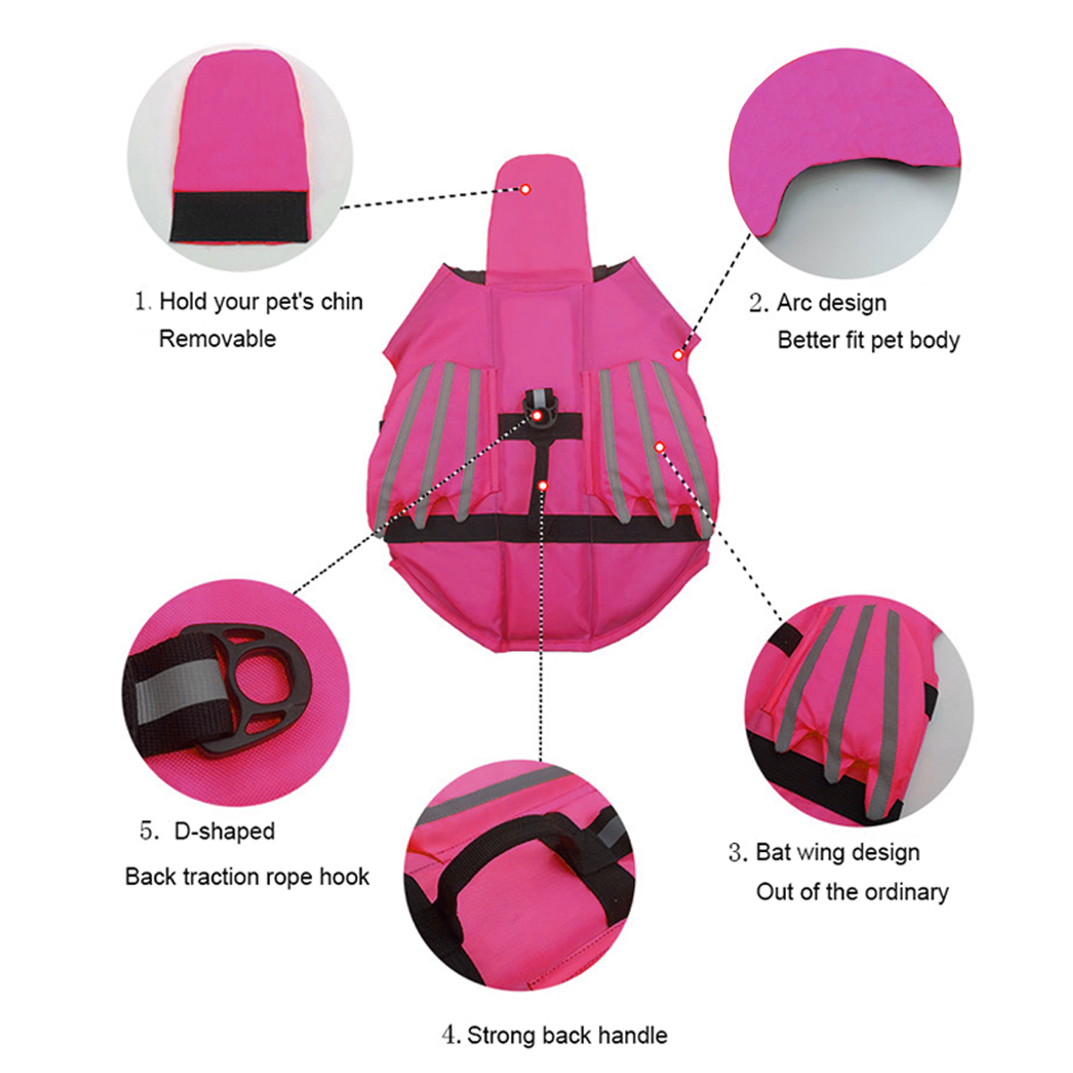 Chaleco Salvavidas para Perros - Dog Life Jacket Vest Buoyancy Handle reseña y precio