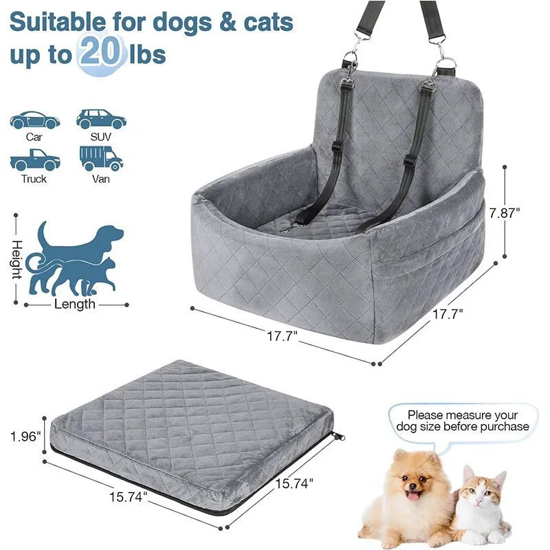Asiento de coche para perros g - Dog Car Seat Cover Waterproof Back Seat reseña y precio