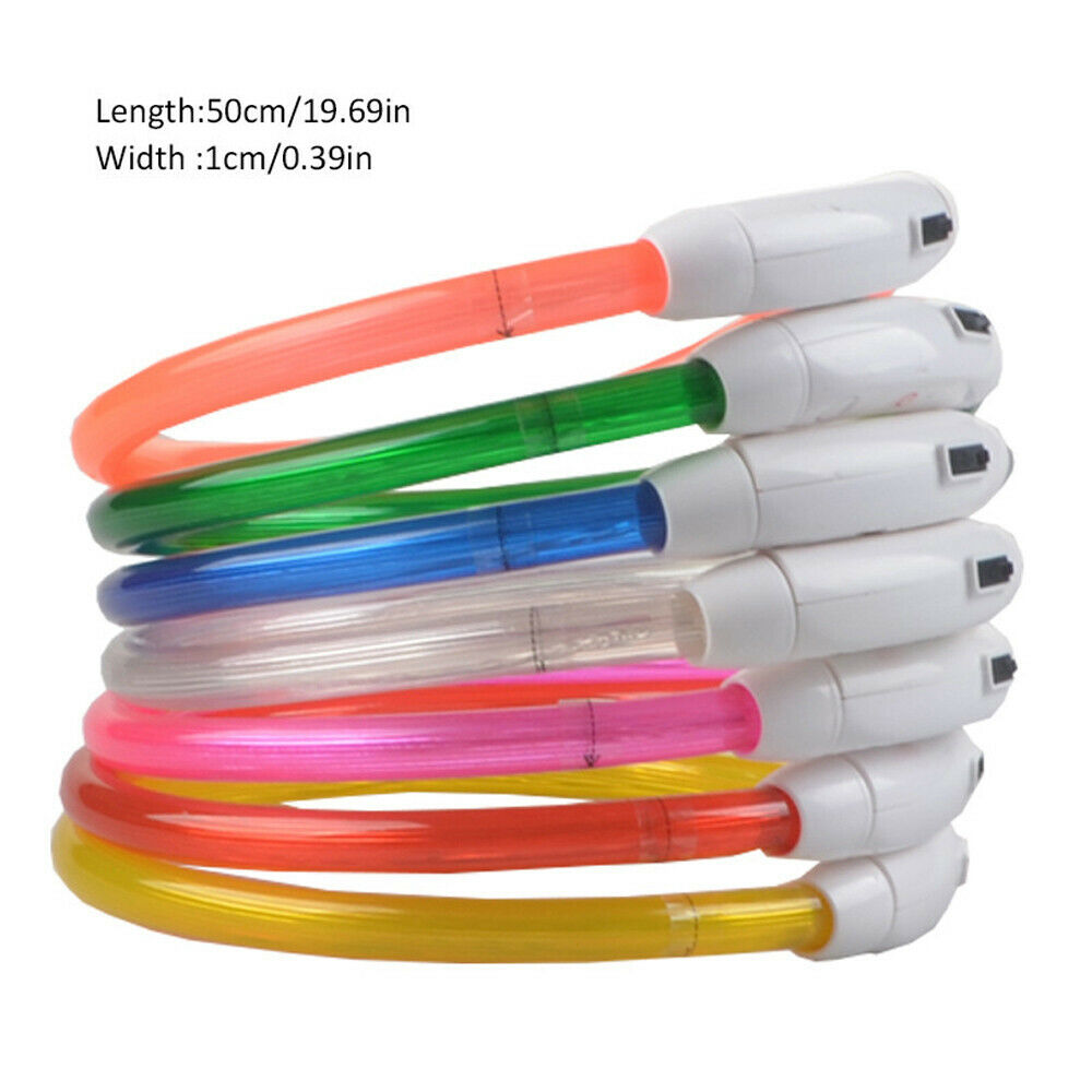 Collar de perro luminoso LED s - Led Dog Collar Glowing Rechargeable Usb reseña y precio