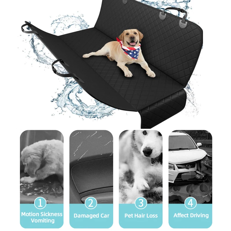 Funda para asiento de coche pa - Dog Car Seat Cover Waterproof Back Seat reseña y precio