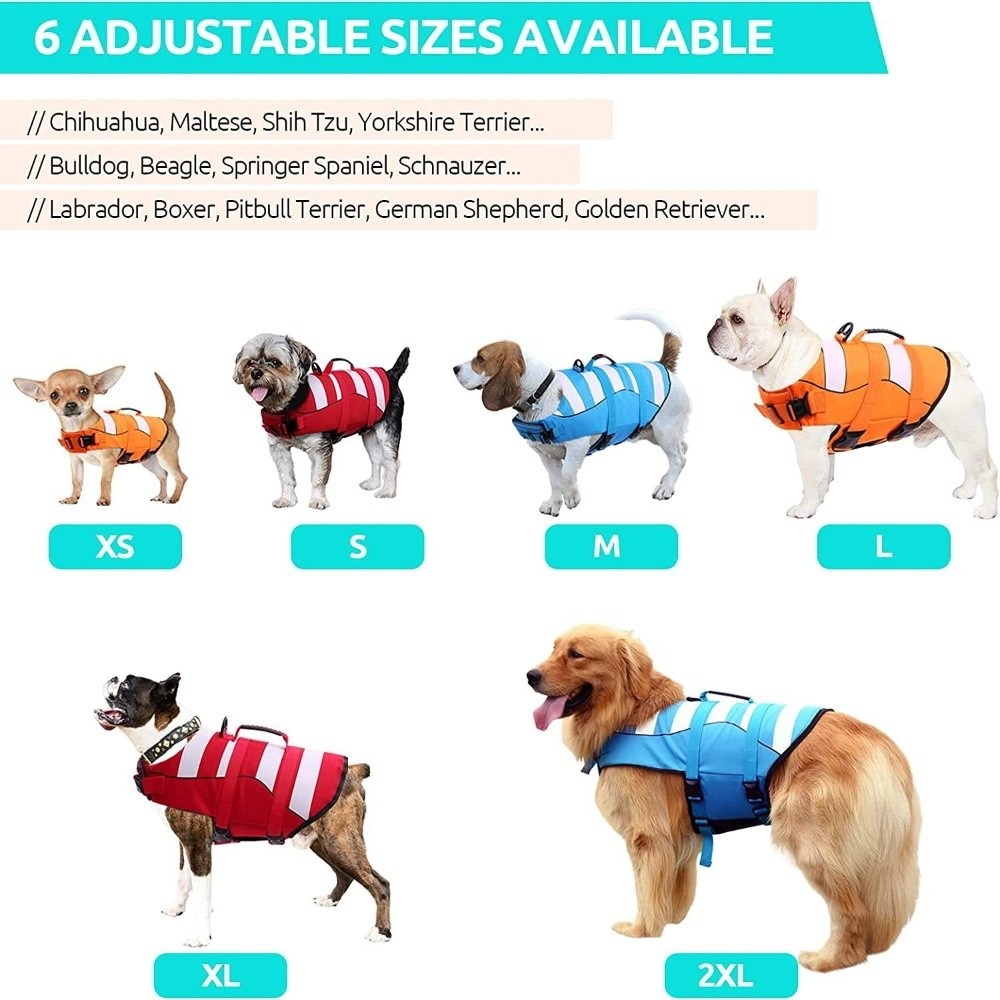 Chaleco Salvavidas Reflectante - Dog Life Jacket Vest Buoyancy Handle reseña y precio
