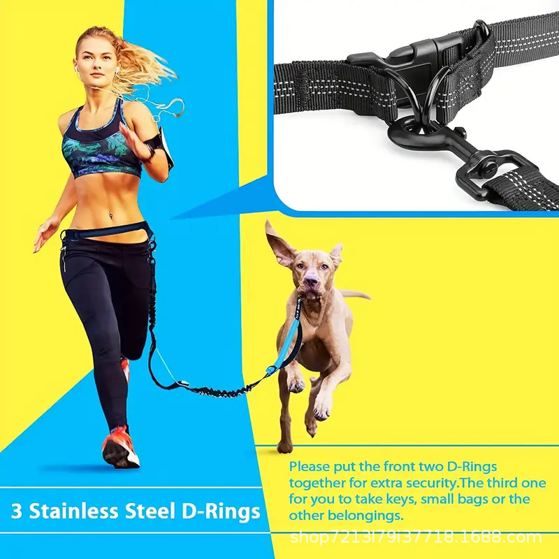 Correa de Cintura para Perros, - Hands Free Dog Running Leash Waist Belt reseña y precio