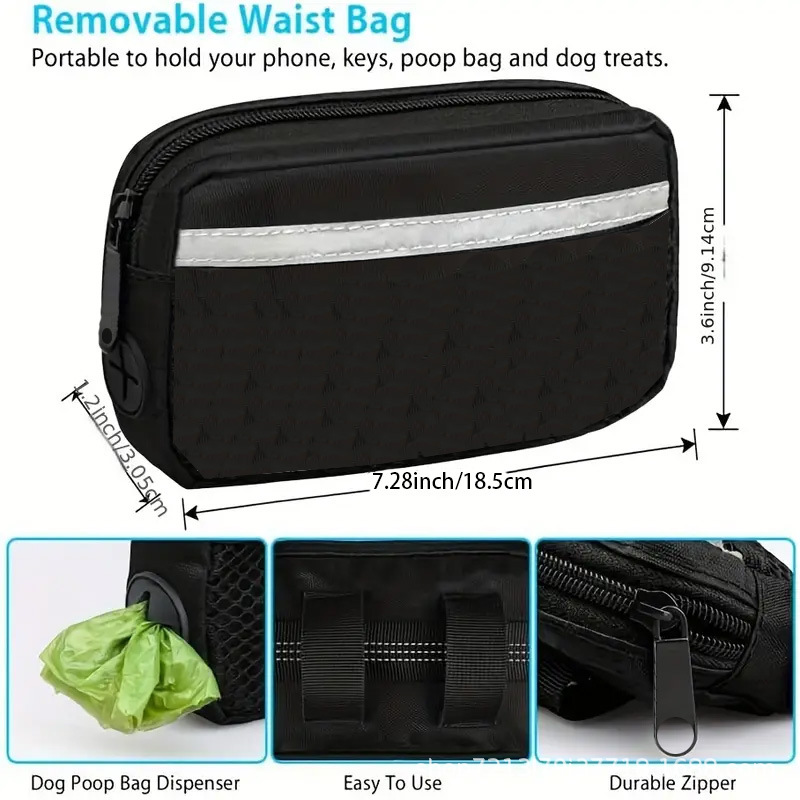 Correa de Cintura para Perros, - Hands Free Dog Running Leash Waist Belt reseña y precio