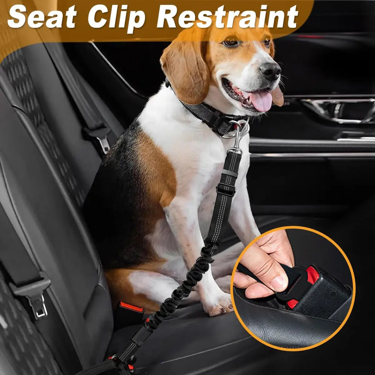 Arnés de cinturón de seguridad - Dog Seat Belt Harness Safety Tether reseña y precio