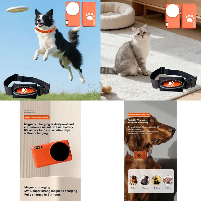 Collar Inteligente de Monitore - Pet Activity Health Monitor Tracker reseña y precio