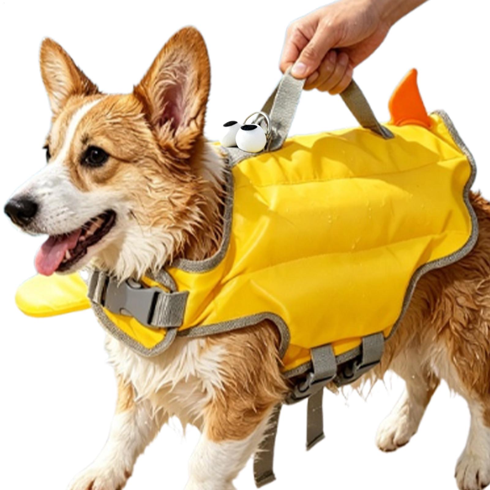 Chaleco salvavidas para perros - Dog Life Jacket Vest Buoyancy Handle reseña y precio