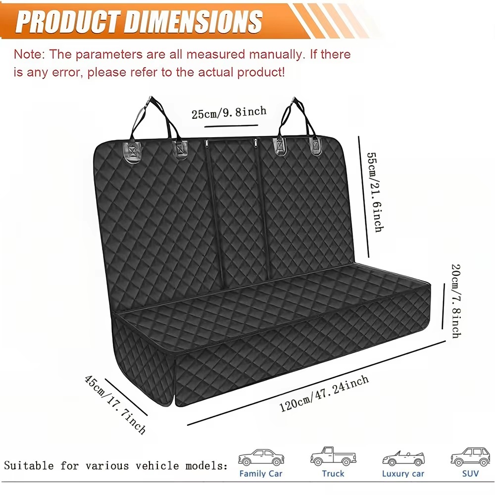 Funda Protectora para Asiento  - Dog Car Seat Cover Waterproof Back Seat reseña y precio