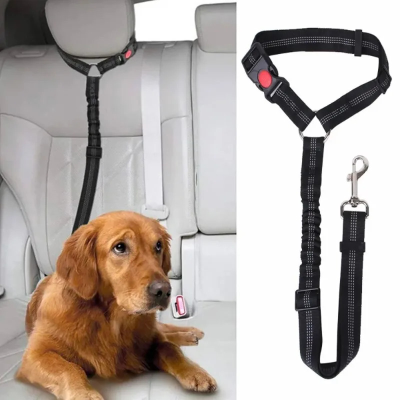Cinturón de seguridad de coche - Dog Seat Belt Harness Safety Tether reseña y precio