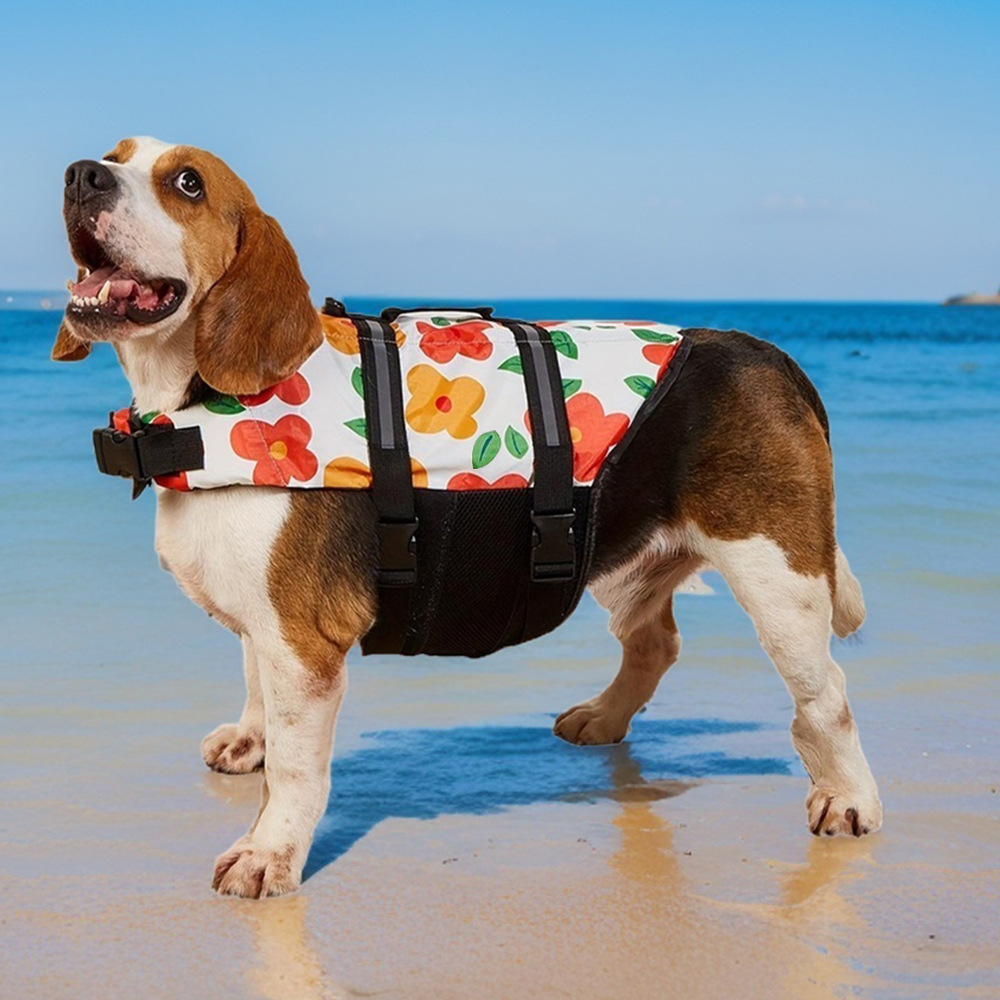 Chaleco salvavidas para perros - Dog Life Jacket Vest Buoyancy Handle reseña y precio