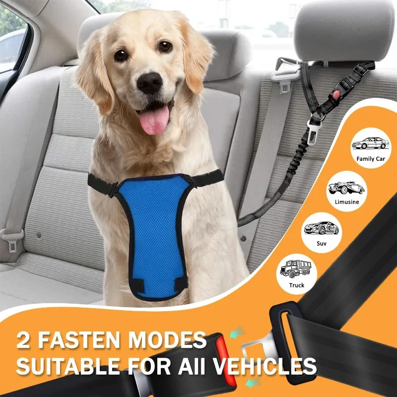 Arnés de seguridad para cintur - Dog Seat Belt Harness Safety Tether reseña y precio