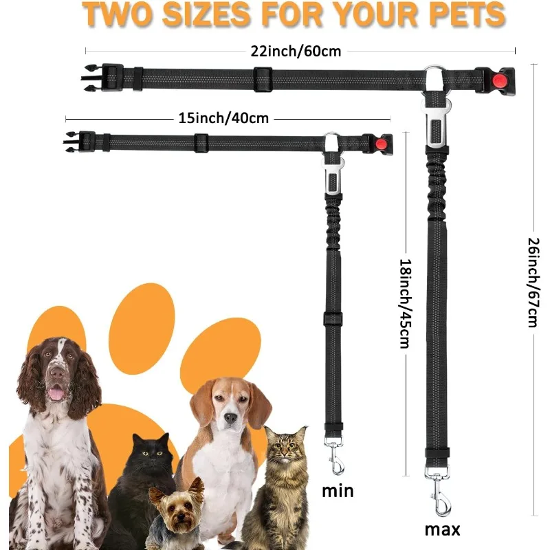 Arnés de seguridad para cintur - Dog Seat Belt Harness Safety Tether reseña y precio