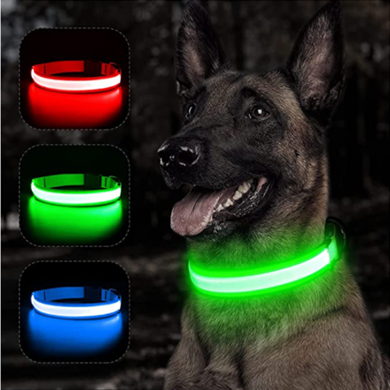 Collar Luminoso Recargable por - Led Dog Collar Glowing Rechargeable Usb reseña y precio