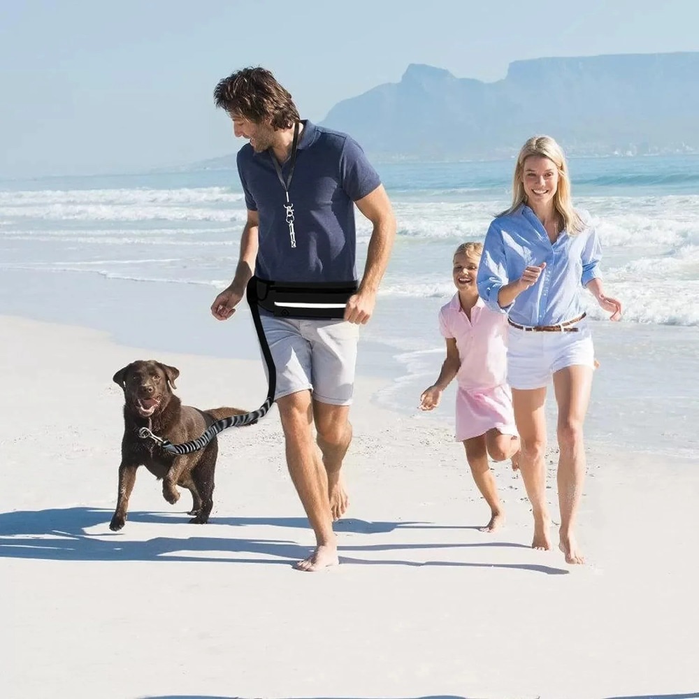 Correa para Perro Manos Libres - Hands Free Dog Running Leash Waist Belt reseña y precio