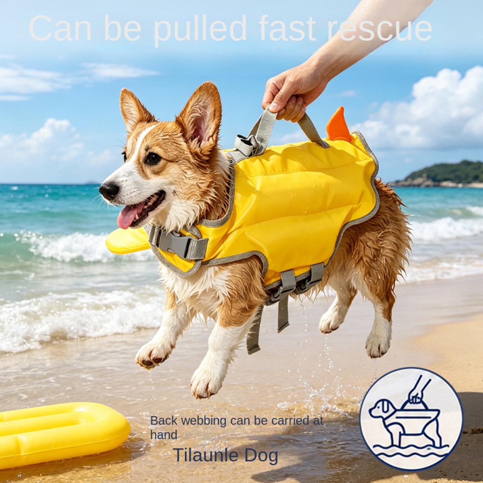 Chaleco Salvavidas para Perros - Dog Life Jacket Vest Buoyancy Handle reseña y precio