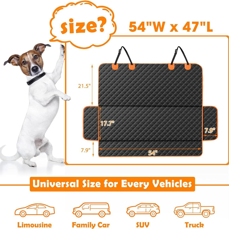 Funda para asiento de coche pa - Dog Car Seat Cover Waterproof Back Seat reseña y precio