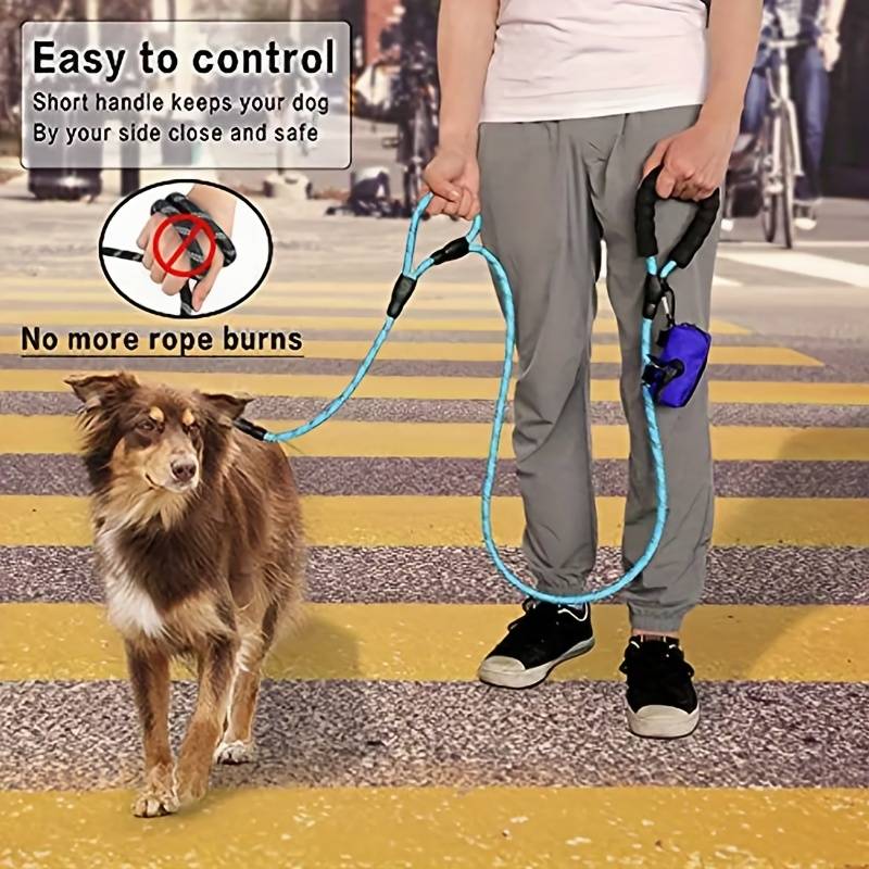 Correa para perro con cuerda p - Heavy Duty Dog Leash Rope 6Ft Padded reseña y precio
