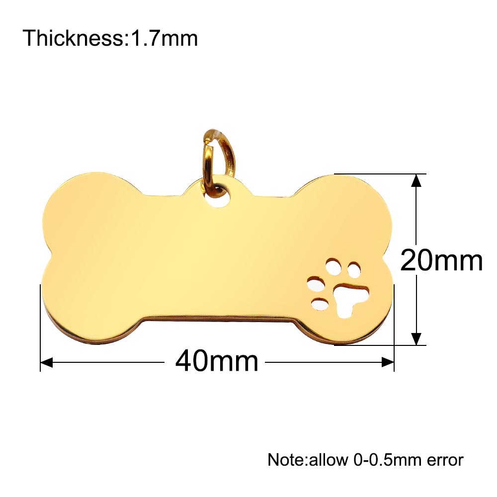 100 Uds. Etiqueta de identific - Reflective Dog Collar Personalized Engraved reseña y precio