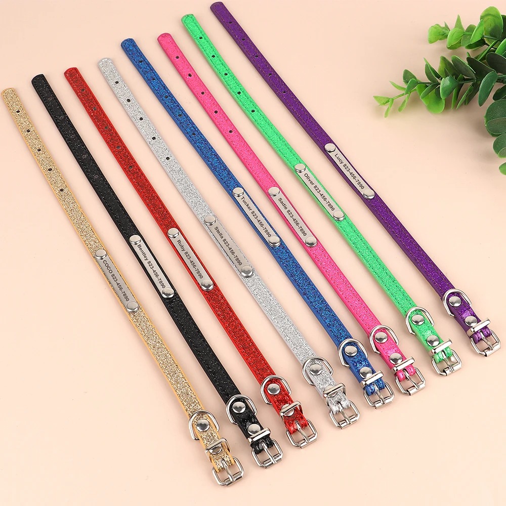 Collar de gato personalizado,  - Reflective Dog Collar Personalized Engraved reseña y precio