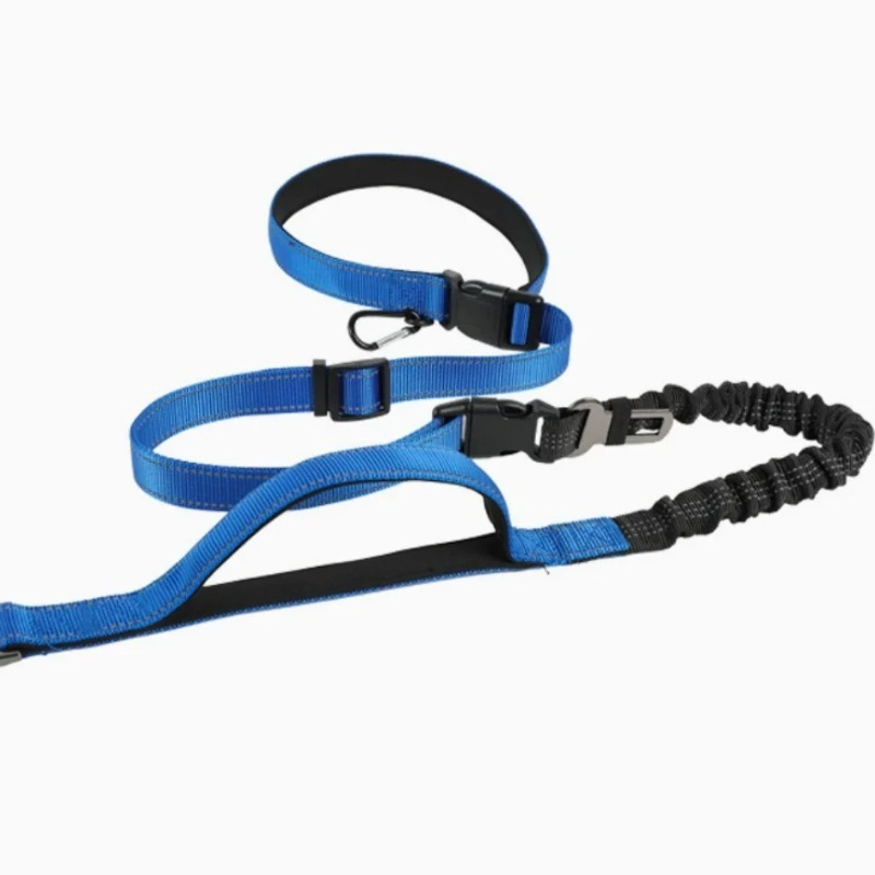 Correa para perros con absorci - Hands Free Dog Running Leash Waist Belt reseña y precio