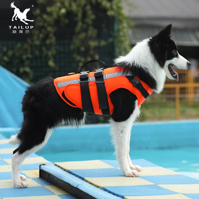 Chaleco salvavidas para perros - Dog Life Jacket Vest Buoyancy Handle reseña y precio