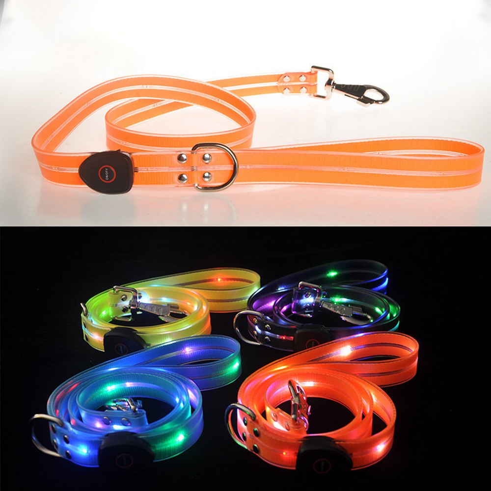 Correa con luz LED para perros - Led Dog Collar Glowing Rechargeable Usb reseña y precio