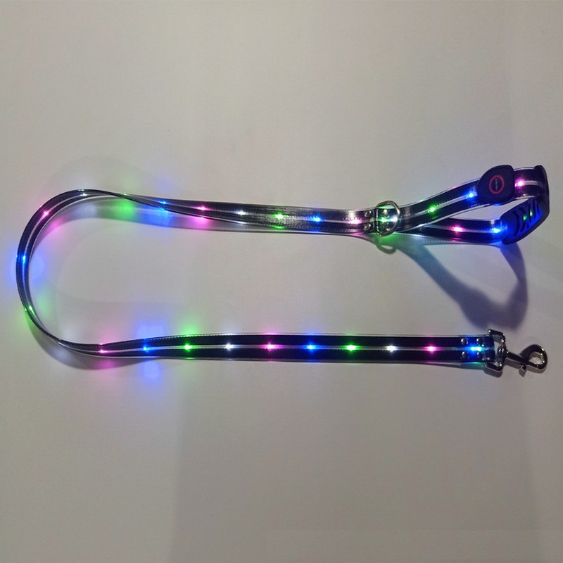 Correa con luz LED para perros - Led Dog Collar Glowing Rechargeable Usb reseña y precio