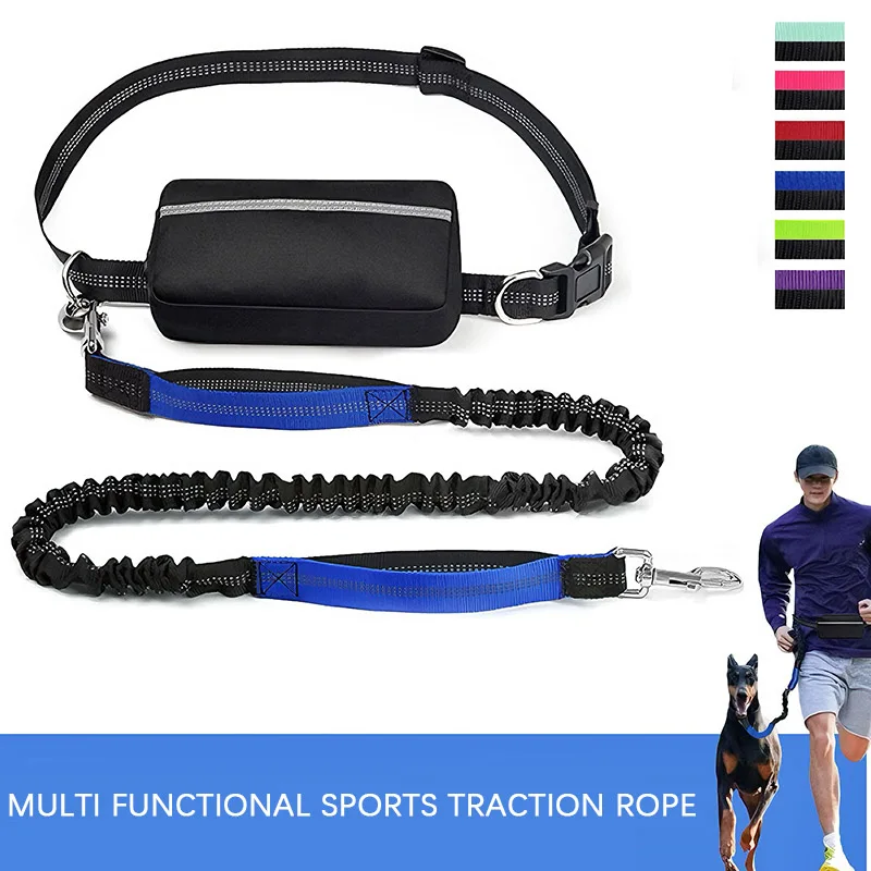 Correa para perros que permite - Hands Free Dog Running Leash Waist Belt reseña y precio